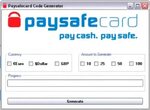 PaySafeCard Code Generator Modding Software